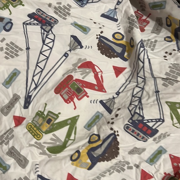 Busy Builder Pottery Barn Kids Full-Size Sheet Set - Picture 4 of 5